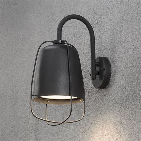 Wandlamp Buiten E27 Perugia IP44 Zwart Konstsmide 123led Nl