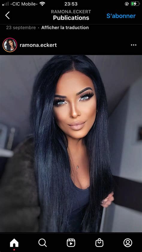 Hair Colors For Blue Eyes Dark Hair Blue Eyes Hair Color For Black