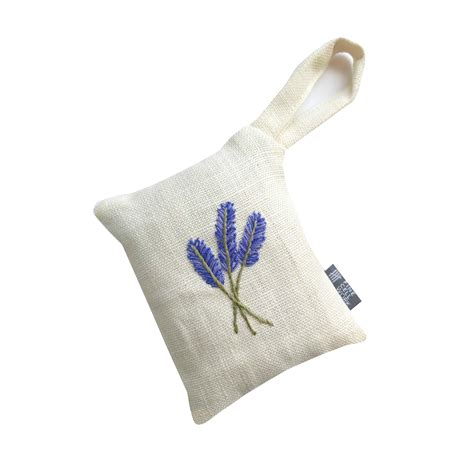 Lavender Embroidered Lavender Bag Fine Cell Work