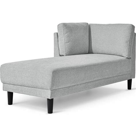 65" Fabric Corner Lounge Chair, Upholstered Indoor Chaise Lounge ...