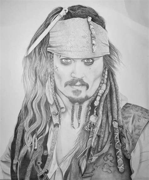 Jack Sparrow Art, Drawing by Emma Mallaroni | Artmajeur | Sparrow art ...