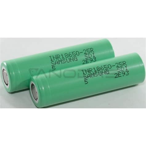 Akumuliatorius 18650 3 7V 2500mAh 20A Li Ion SAMSUNG INR 18650 25R