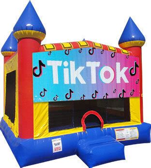 Tik Tok Inflatable Bounce House Party Rental