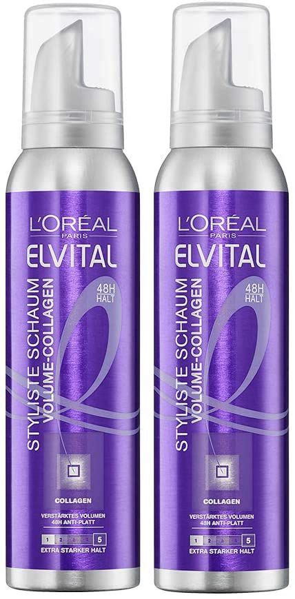 L Oréal Paris Elvital Styliste Schaumfestiger XXL Volumen und Anti