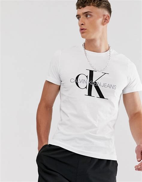 Original Calvin Klein Jeans Iconic Monogram Slim T Shirt Branded