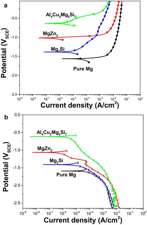 Typical Potentiodynamic Anodic A And Cathodic B Polarization Curve