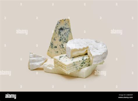 Various types of blue mold cheese Stock Photo - Alamy