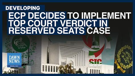 ECP Decides To Implement Top Court Verdict In Reserved Seats Case