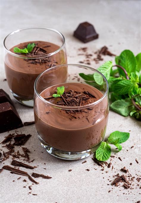 Eine Leckere Mousse Au Chocolate Geht Auch Vegan Und Das Mit Nur 3