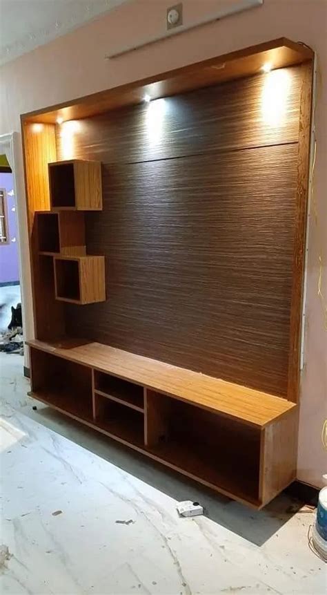 Wall Mount Designer TV Unit Oak Finish At Rs 650 Sq Ft In Coimbatore