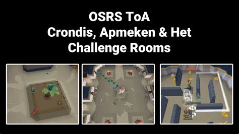 Osrs Toa Challenge Rooms Of Crondis Apmeken And Het Completion Youtube