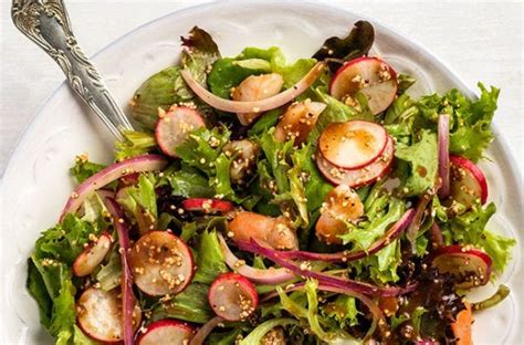 Ensalada De Lechugas Mixtas Y Aderezo Agridulce Recetas Saludables