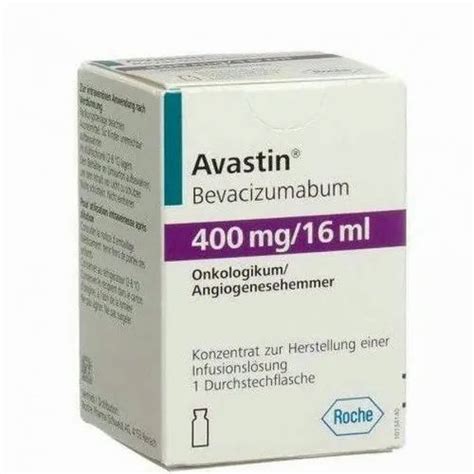 Avastin 400mg 16ml Bevacizumab Injection At 77000 Vial In Bengaluru