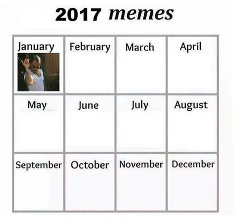 Pin By Rah Rah On It S A Funny World Memes Meme Calendar 2017 Memes