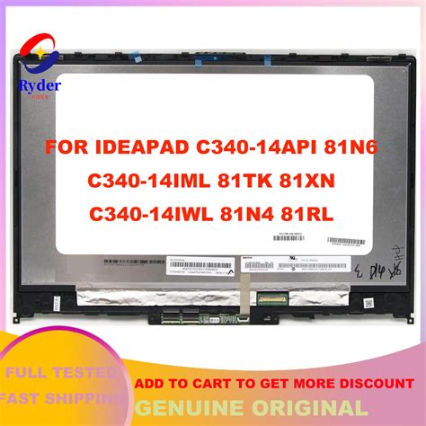 14 FHD For Lenovo Ideapad C340 14API IML IWL Flex 14 LCD Touch Screen