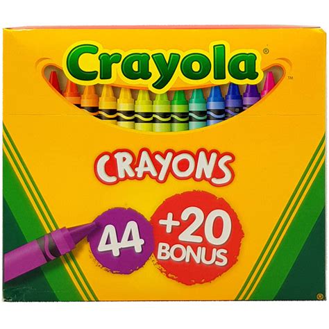 Crayola 64 Assorted Colors Crayons — Chez Les Petits, 46% OFF