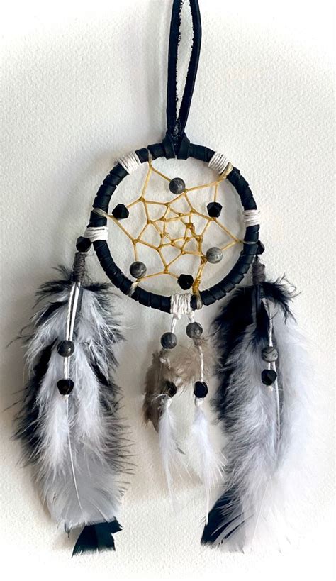 Black N White Dream Catcher Dream Catcher Handmade Dreamcatcher