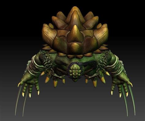 High Poly Slash Evil Turtle From Teenage Mutant Ninja Turtles 3d Model