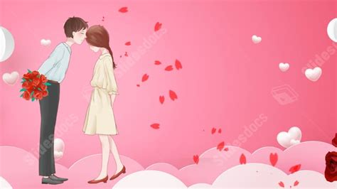 Best Romantic Love Powerpoint Background For Presentation - Slidesdocs.com