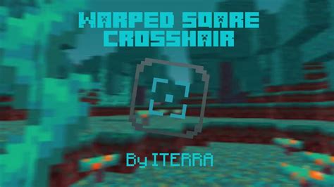 Warped Square Crosshair Minecraft Texture Pack