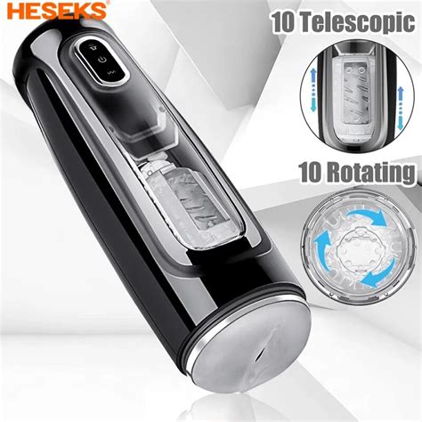 Heseks Automatic Telescopic Rotation Masturbation For Men Sex Machine