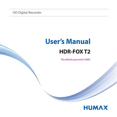 Humax Hdr Fox T Freeview Hd Digital Tv Recorder User Manual