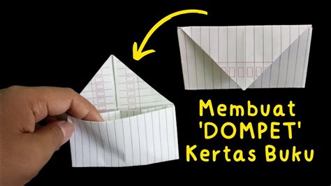 Cara Membuat Dompet Dari Kertas Buku Youtube