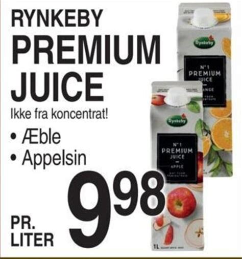 Rynkeby Premium Juice Tilbud Hos Abc Lavpris