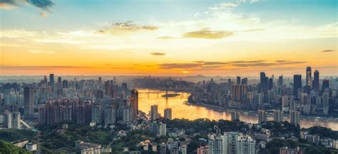 Premium Photo | Night view of Chongqing Architecture and urban skyline