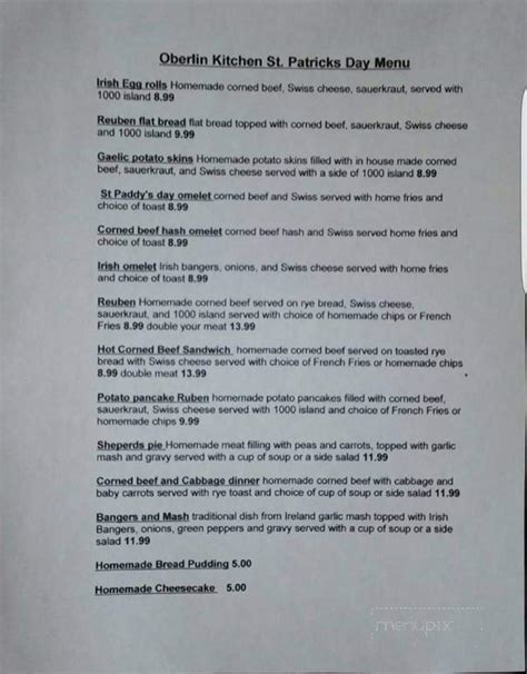 Oberlin Kitchen Menu In Oberlin Oh Order Delivery And Reviews