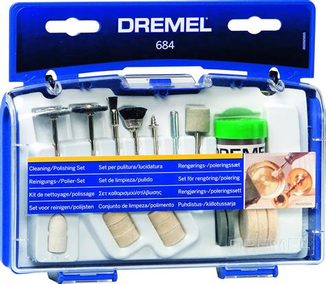 Dremel Kit Pollisage Coffret Avec Accessoires De Nettoyage Et