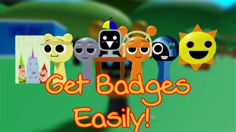 How To Get Badges In Sprunki Roleplay New Update Youtube