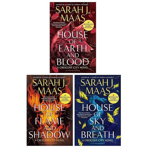 Crescent City Series 3 Books Collection Set By Sarah J Maas House Of