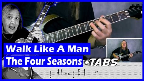 Walk Like A Man Guitar Lesson Youtube