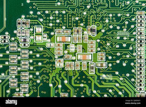 Resistors Capacitors Transistors On An Electronic Computer Printed