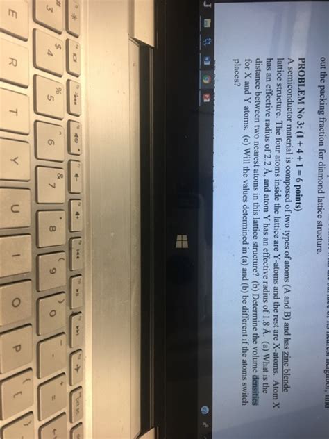 Solved out the packing fraction for diamond lattice | Chegg.com