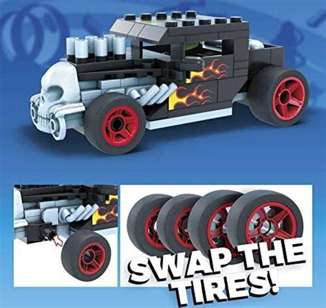 Mega Bloks Mega Construx konstruktorius Hot Wheels Kaulų kratytojas modelis GVM žema