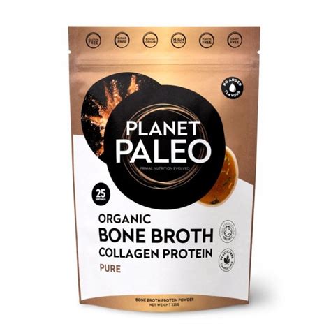 Planet Paleo Organic Pure Bone Broth Collagen Protein G Powder