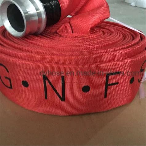 Double Jacket Firefighting Hose Synthetic Rubber Durable Fire Hose