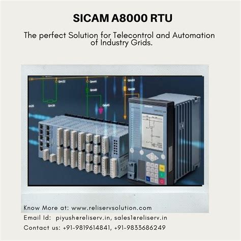 Sicam A8000 Remote Terminal Unit In 2020 Remote Terminal Unit