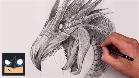 How To Draw A Realistic Dragon Step By Step