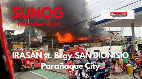 SUNOG sa Irasan st Brgy San Dionisio Parañaque City 19October2022