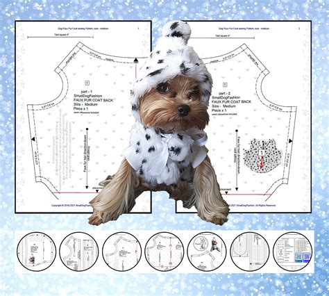 Pattern Dog Clothes Small Dog Clothes Pattern Dog Coat Pattern - Etsy