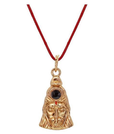 Sri Hanuman Chalisa Yantra With Scripted Optical Lens Pendant 24 Carat