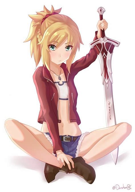 Pin De Zelan Em Fate Series Mordred Saber