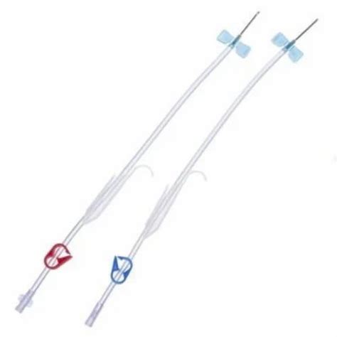 Blue And Green Polymed Polyprotekt Safety Av Fistula Needles For