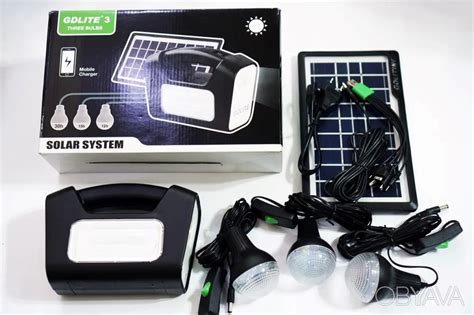 ᐈ Портативная солнечная автономная система Solar GDLite GD3 ᐈ Чернигов ...