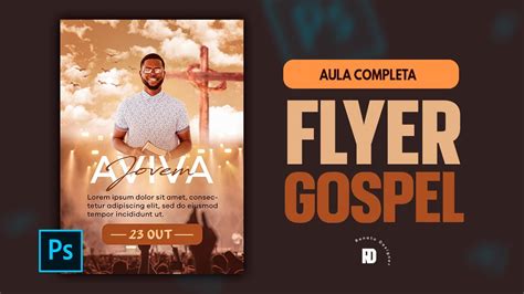 Como Criar Um Flyer Gospel No Photoshop Youtube