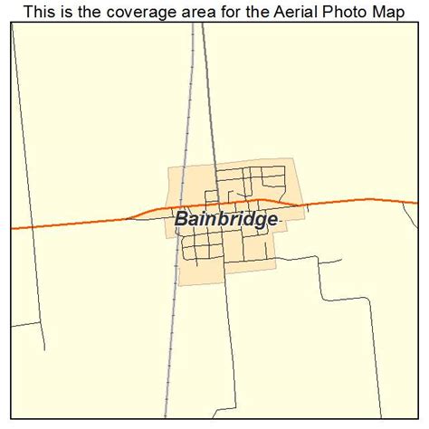 Aerial Photography Map of Bainbridge, IN Indiana