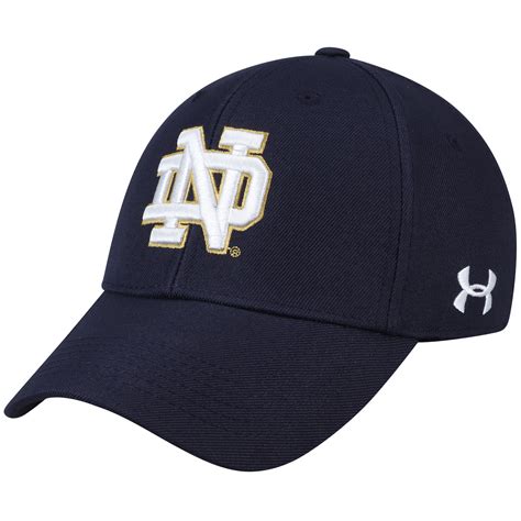 Mens Under Armour Navy Notre Dame Fighting Irish Classic Structured